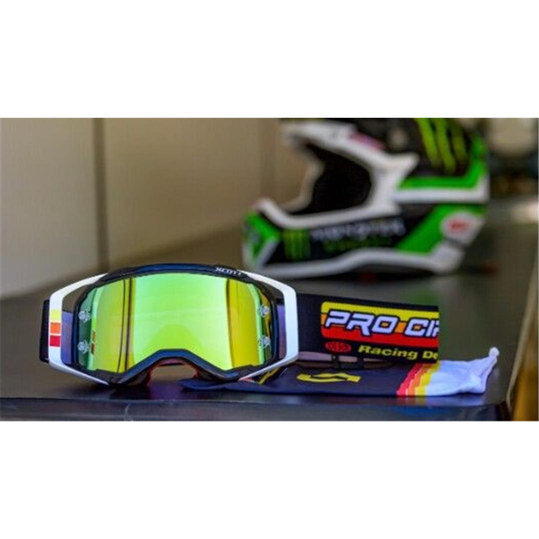 SCOTT PRO CIRCUIT Prospect black/white / yellow chrome works